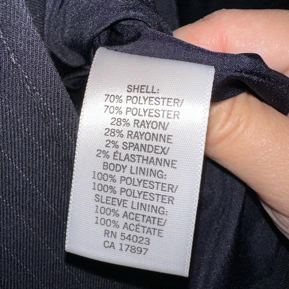 Banana Republic Factory navy striped blazer - Picture 4 of 7